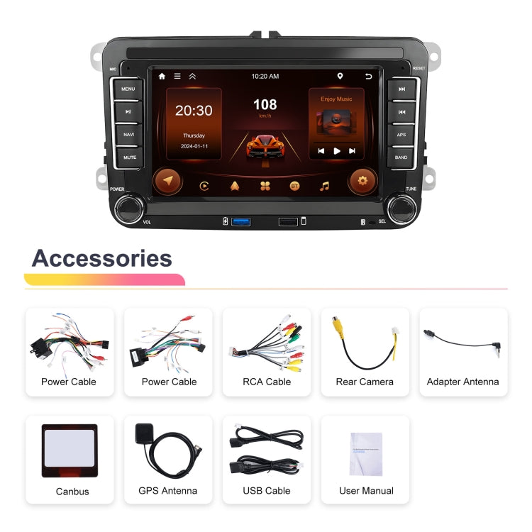 For Volkswagen/Skoda 2+64G Player Large Screen Carplay Android Navigation Reversing Camera Integrated Machine(Standard) - Car MP3 & MP4 & MP5 by PMC Jewellery | Online Shopping South Africa | PMC Jewellery | Buy Now Pay Later Mobicred