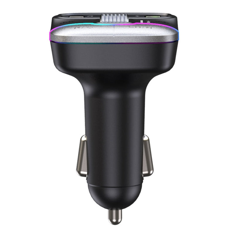 Car Bluetooth MP3 Player Fast Charging Charger(Black) - Car Charger by PMC TechLife | Online Shopping South Africa | PMC TechLife | Buy Now Pay Later Mobicred