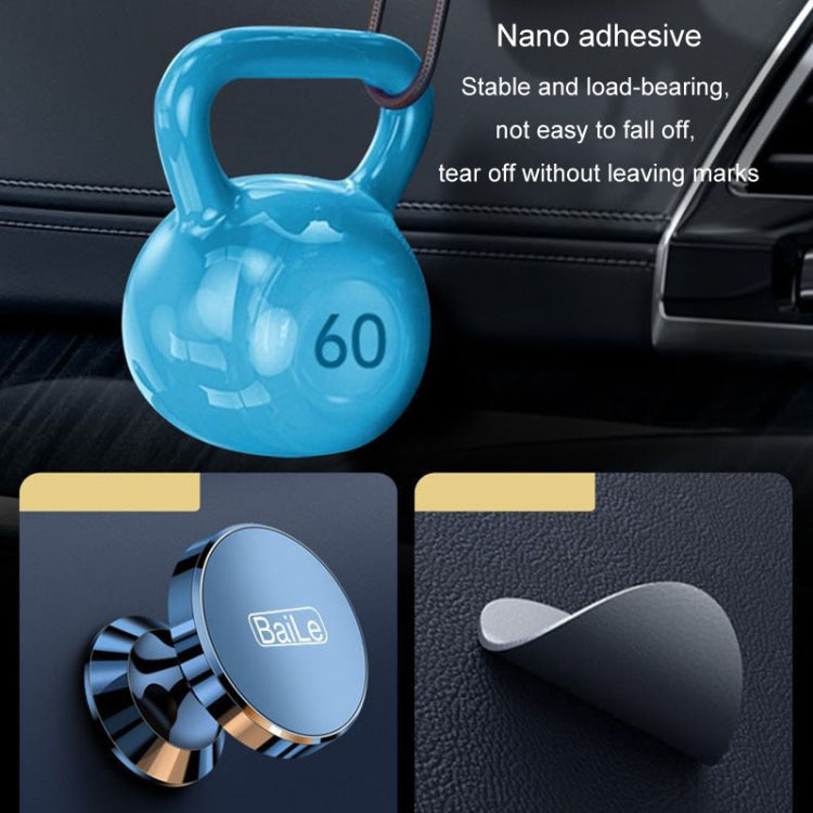 BaiLe Magnetic Car Phone Holder Universal Car Dashboard Fixed Navigation Bracket, Color: Sticker Silver - free shipping - PMC Jewellery - Order now!