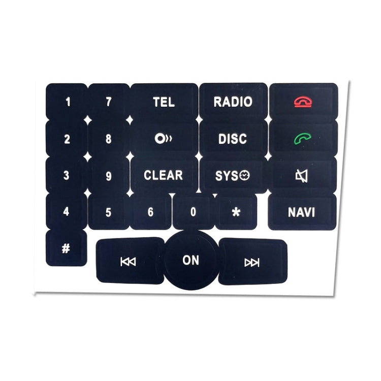 For Mercedes-Benz CLS/C218/SLK/W172/W204/GLK Air Conditioning Button Repair Sticker(Style 2) - Decorative Sticker by PMC TechLife | Online Shopping South Africa | PMC TechLife | Buy Now Pay Later Mobicred