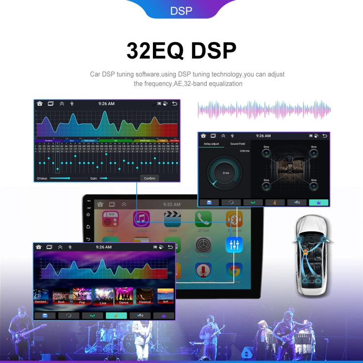 9 inch 6+128G Android Universal HD Large Screen Car Bluetooth Player Android GPS Navigation Integrated Machine(Standard) - Car MP3 & MP4 & MP5 by PMC TechLife | Online Shopping South Africa | PMC TechLife | Buy Now Pay Later Mobicred
