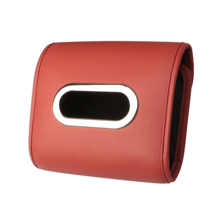 Auto Armrest Tissue Box Car Seat Back Hanging Napkin Pack Cover(Wine Red) - Tissue Boxes by PMC TechLife | Online Shopping South Africa | PMC TechLife | Buy Now Pay Later Mobicred