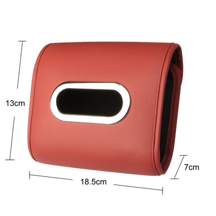 Auto Armrest Tissue Box Car Seat Back Hanging Napkin Pack Cover(Black) - Tissue Boxes by PMC TechLife | Online Shopping South Africa | PMC TechLife | Buy Now Pay Later Mobicred