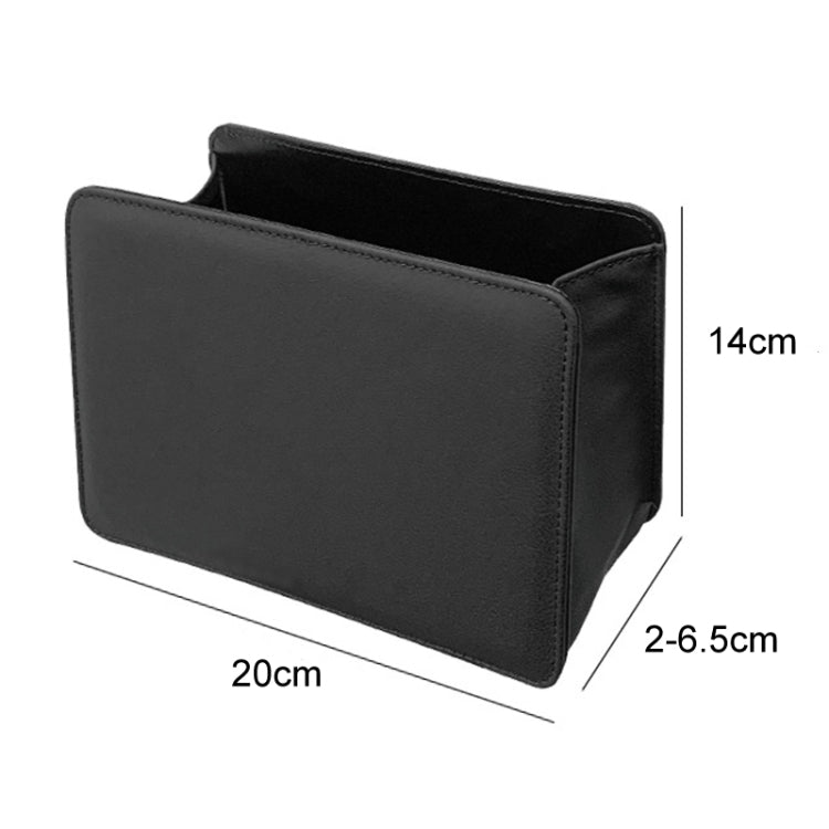 Car Folding Trash Can Multifunctional Seatback Hanging Storage Box(Beige) - Stowing Tidying by PMC TechLife | Online Shopping South Africa | PMC TechLife | Buy Now Pay Later Mobicred