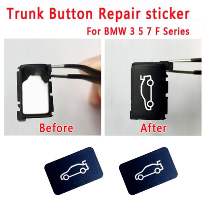 2pcs For BMW 3/5/7 Series Car Trunk Switch Repair Sticker - Decorative Sticker by PMC Jewellery | Online Shopping South Africa | PMC Jewellery | Buy Now Pay Later Mobicred