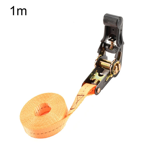 Motorcycle Ratchet Tensioner Cargo Bundling And Luggage Fixing Straps, Specification: Orange 1m - Towing Bars by PMC Jewellery | Online Shopping South Africa | PMC Jewellery | Buy Now Pay Later Mobicred