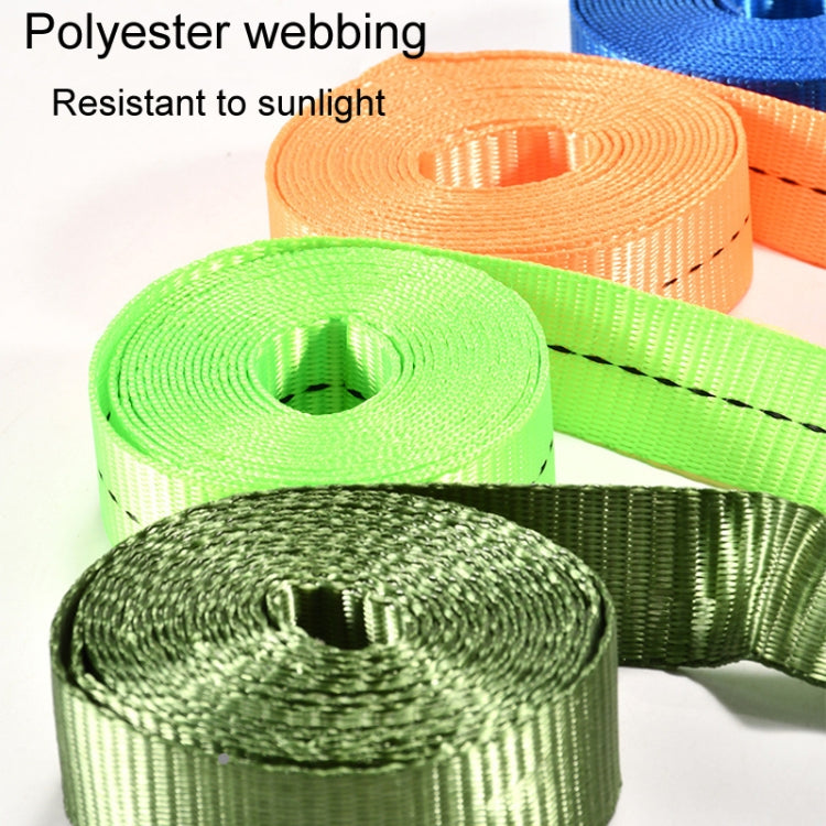 Motorcycle Ratchet Tensioner Cargo Bundling And Luggage Fixing Straps, Specification: Fluorescent Green 1m - Towing Bars by PMC TechLife | Online Shopping South Africa | PMC TechLife | Buy Now Pay Later Mobicred