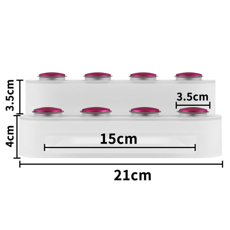 For Dyson Airwrap Storage Rack Can Store 8 Attachment(Rose Red) - Dyson Accessories by PMC TechLife | Online Shopping South Africa | PMC TechLife