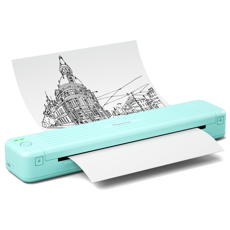 Phomemo P831 Bluetooth Portable Thermal Transfer Printer Support A4 / Letter / A5 / B5 Plain Paper Printing(Green) - free shipping - PMC TechLife - Order now!