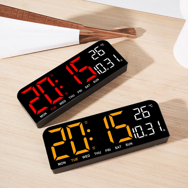 LED Screen Digital Display Desktop Alarm Clock Multifunctional Decoration Wall Clock(Blue) - Alarm Clocks by PMc TechLife | Online Shopping South Africa | PMc TechLife | Buy Now Pay Later Mobicred