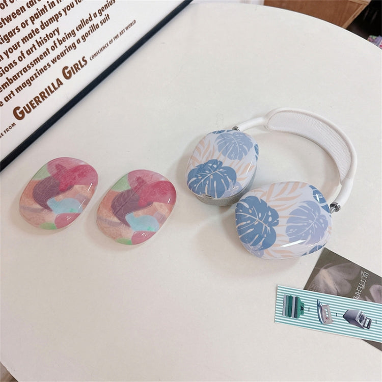 For AirPods Max 1Pair Tropical Leaf Pattern Headphone Silicone Case(Color) - free shipping - PMC Jewellery - Order now!