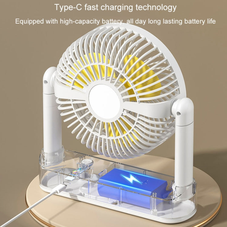 Portable Retractable USB Home Desktop Fan Large Wind Power Outdoor Ceiling Fan, Model: Charging Model - Electric Fans by PMC TechLife | Online Shopping South Africa | PMC TechLife | Buy Now Pay Later Mobicred