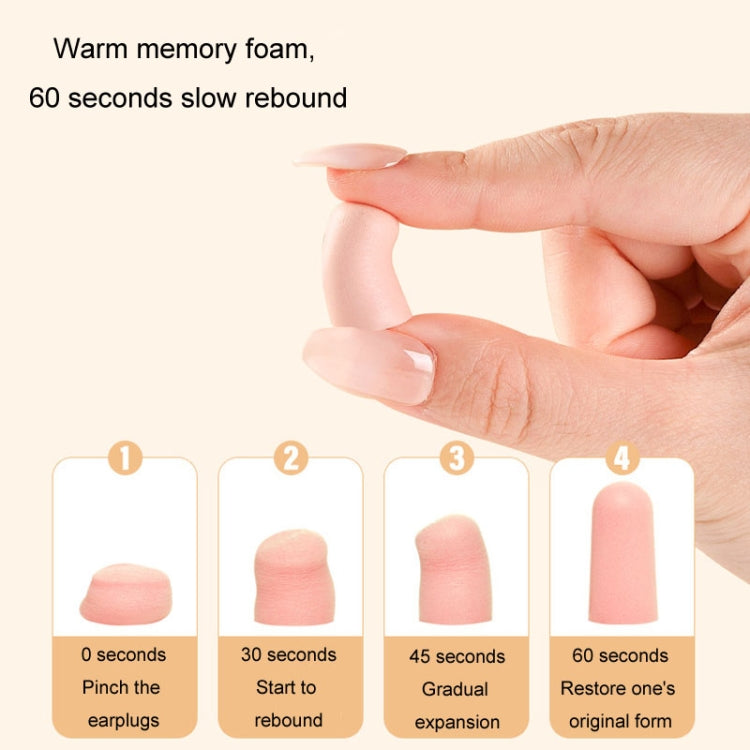 10pcs /Box Memory Foam Earplugs Student Dormitory Sleeping Noise Reduction Soundproof Earplugs(Mixed Colors) - free shipping - PMC TechLife - Order now!
