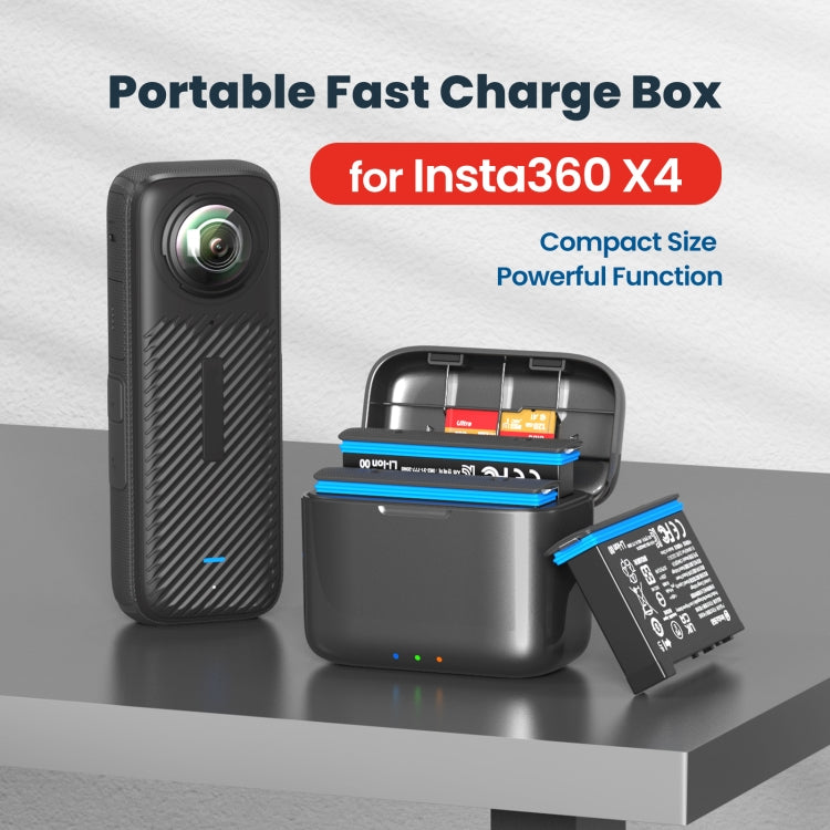 For Insta360 X4 AMagisn Battery Fast Charge Charging Box Sports Camera Accessories - Others by aMagisn | Online Shopping South Africa | PMC Jewellery