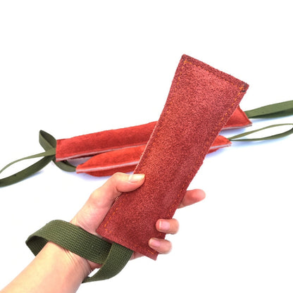 6.7 x 30cm Cowhide Training Dog Bite Stick Pet Toning Toys(Brick Red) - Training Aids by PMC Jewellery | Online Shopping South Africa | PMC Jewellery | Buy Now Pay Later Mobicred