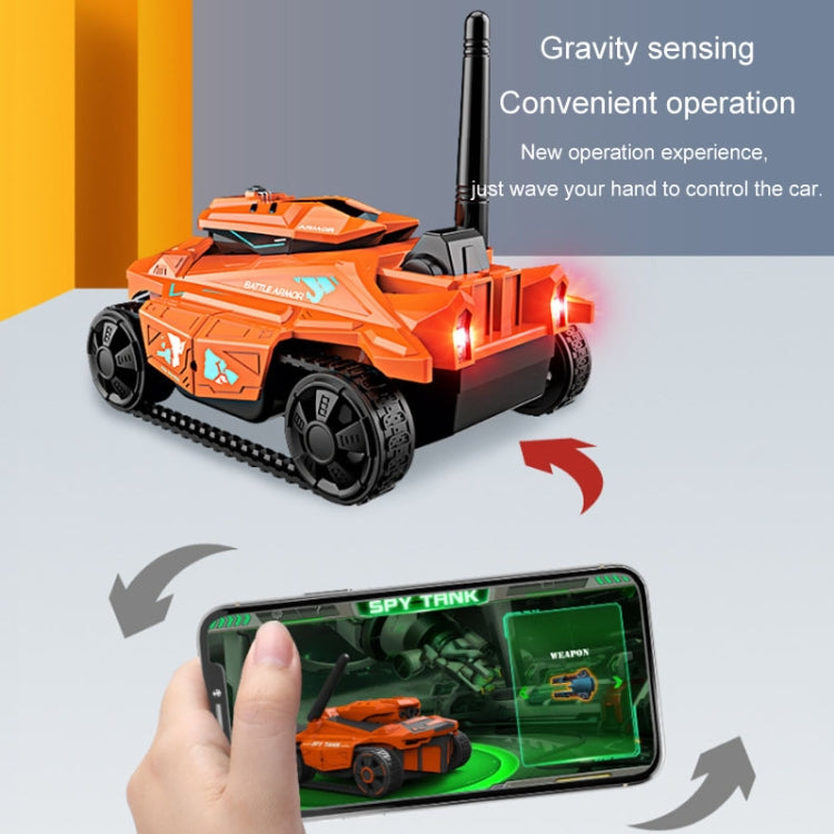 Tank Car Toys 720P HD Camera RC Car With Real-time Surveillance With Remote Controller(Blue) - RC Cars by PMC TechLife | Online Shopping South Africa | PMC TechLife | Buy Now Pay Later Mobicred