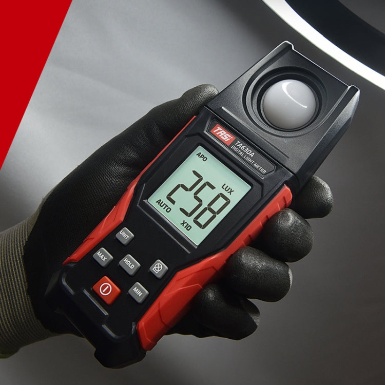 TASI TA630A Integrated Digital Light Meter Illuminance Lux Meter Backlight LCD Display 0.1-200000LUX/0.01-20000FC Light Sensor Tester - Light & Sound Meter by TASI | Online Shopping South Africa | PMC TechLife | Buy Now Pay Later Mobicred