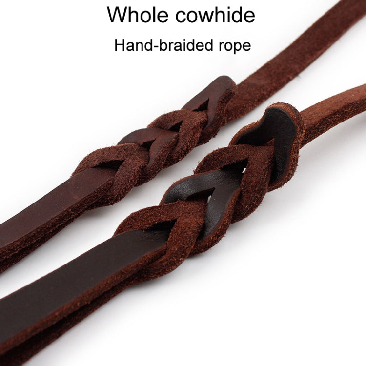 1.2 x 250cm Pet Outing Cowhide Towing Leash Dog Training Harness(Iron Hook) - Leashes & Chest Strap by PMC TechLife | Online Shopping South Africa | PMC TechLife | Buy Now Pay Later Mobicred