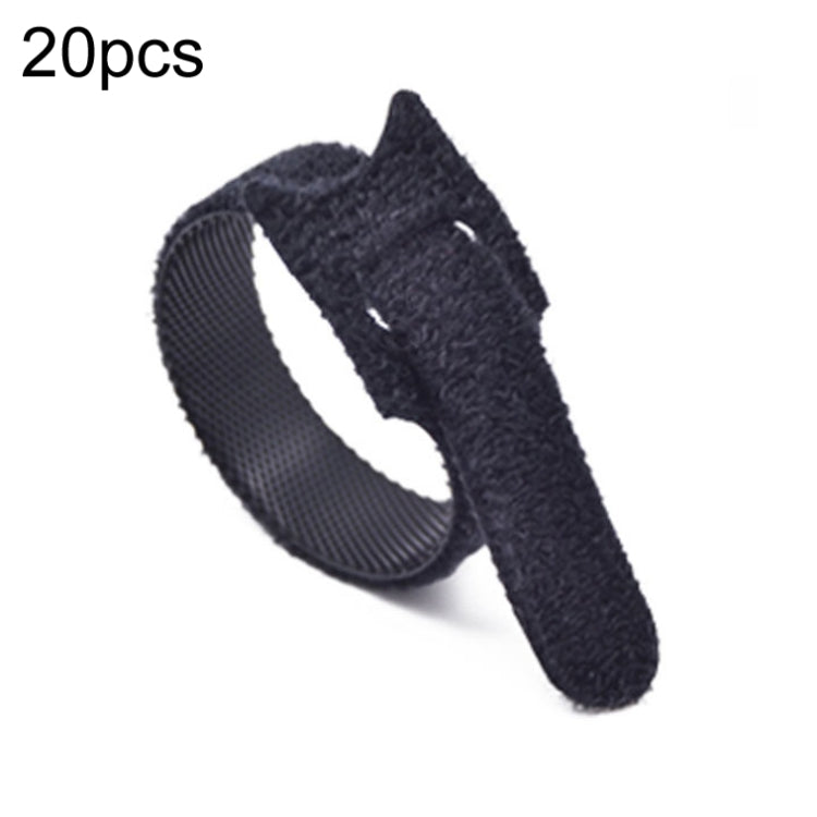 20pcs Nylon Fixed Packing Tying Strap Data Cable Storage Bundle, Model: 10 x 150mm Black - Cable Organizer by PMC Jewellery | Online Shopping South Africa | PMC Jewellery | Buy Now Pay Later Mobicred