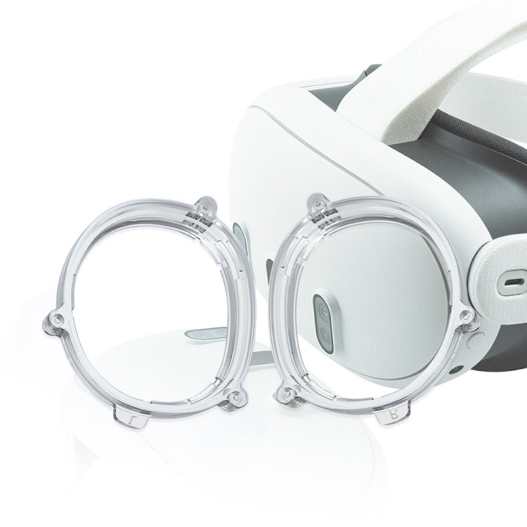 For Meta Quest 3 VR Magnetic Eyeglasses Frame, Spec: L&R Frame Transparent - VR Accessories by PMC TechLife | Online Shopping South Africa | PMC TechLife | Buy Now Pay Later Mobicred