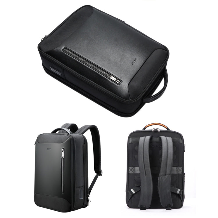 Bopai 61-19011 Large Capacity Waterproof Travel Laptop Backpack With USB+Type-C Port(Black) - free shipping - PMC Jewellery - Order now!