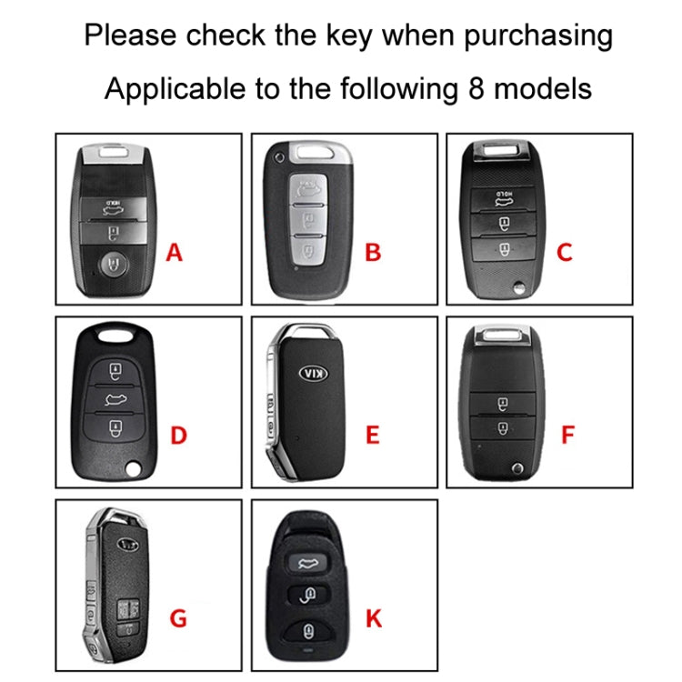 For Kia Car Key Cover Multifunctional Keychain Anti-lost Number Plate, Style: G - Car Key Cases by PMC TechLife | Online Shopping South Africa | PMC TechLife | Buy Now Pay Later Mobicred