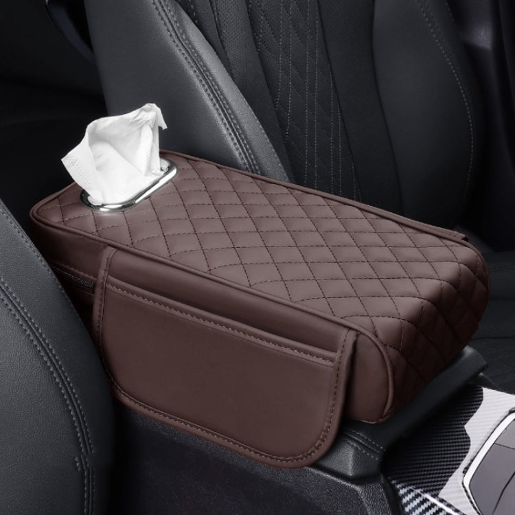 Car Armrest Box Booster Pad Widened Interior Tissue Box, Color: Mocha Brown - Stowing Tidying by PMC TechLife | Online Shopping South Africa | PMC TechLife | Buy Now Pay Later Mobicred