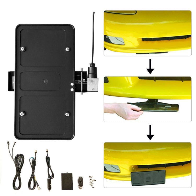 US Standard Modified License Plate Frame Holder - License Plate Covers & Frames by PMC TechLife | Online Shopping South Africa | PMC TechLife | Buy Now Pay Later Mobicred