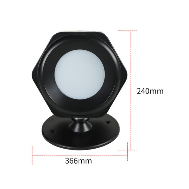 JSK-C38 Rechargeable Double Side Lighted Magnetic Wall Lamp Remote Control Night Light(White) - Wall Lamps by PMc TechLife | Online Shopping South Africa | PMc TechLife | Buy Now Pay Later Mobicred
