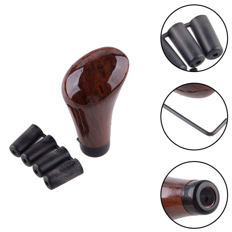 Walnut Car Shift Lever Handle Gear Head(Wood Grain) - Shift Knob by PMC TechLife | Online Shopping South Africa | PMC TechLife | Buy Now Pay Later Mobicred