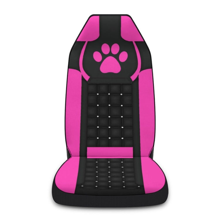Car Universal Printed Seat Protector Automobile Decoration Supplies, Style: Pink Footprints - Seat Accessories by PMC TechLife | Online Shopping South Africa | PMC TechLife | Buy Now Pay Later Mobicred