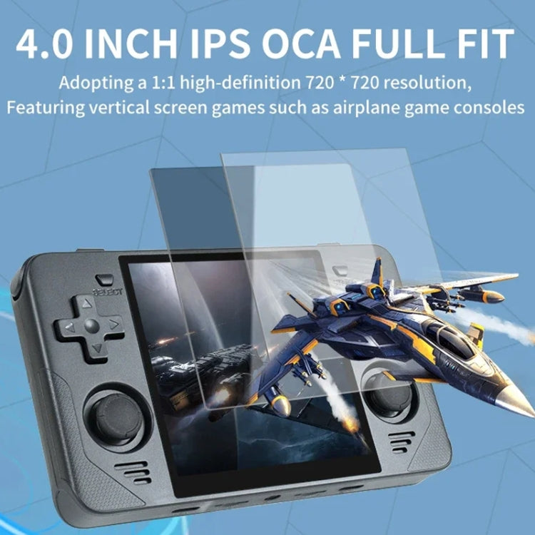 POWKIDDY RGB30  4 Inch IPS Screen Handheld Game Console Built In WIFI＋Bluetooth 16GB+64GB(Black) - free shipping - PMC Jewellery - Order now!