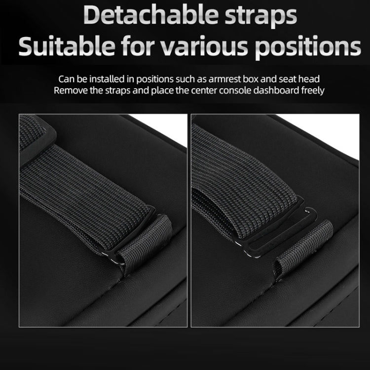 Car Sun Visor Armrest Box Back Hanging Tissue Box(Brown) - Tissue Boxes by PMC TechLife | Online Shopping South Africa | PMC TechLife | Buy Now Pay Later Mobicred