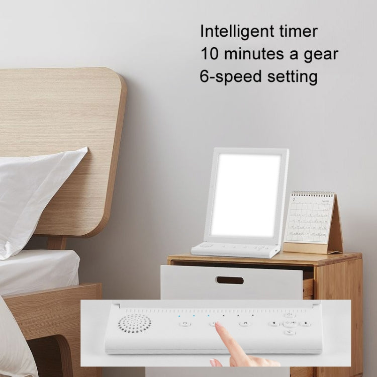 SAD White Noise Phototherapy Lamp Smart Emotional Night Light Music Decompression Therapy Light With Type-C Line+US Plug - free shipping - PMC TechLife - Order now!