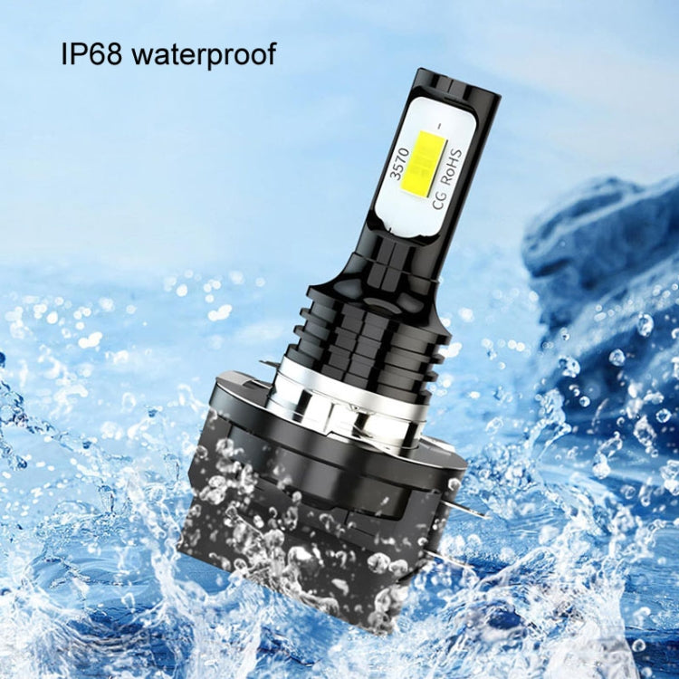 2pcs H11B 3570 2LED 80W Car Headlight Bulbs High Bright Fog Lights(Yellow) - Fog / Driving Lights by PMC Jewellery | Online Shopping South Africa | PMC Jewellery | Buy Now Pay Later Mobicred