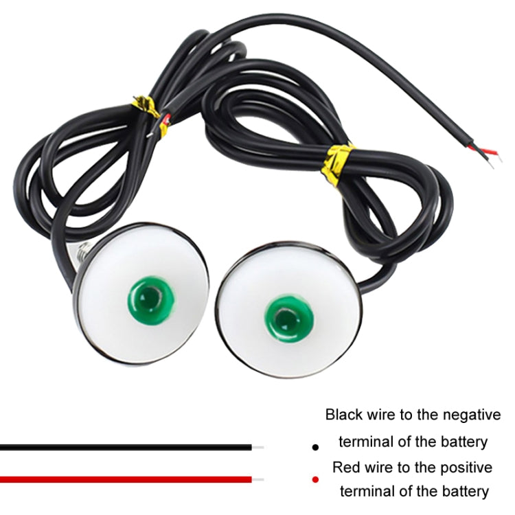 2pcs 23mm Motorcycle Eagle Eye Light Reverse Rearview Mirror Spotlight(Red) - Eagle Eye Lamps by PMC TechLife | Online Shopping South Africa | PMC TechLife | Buy Now Pay Later Mobicred