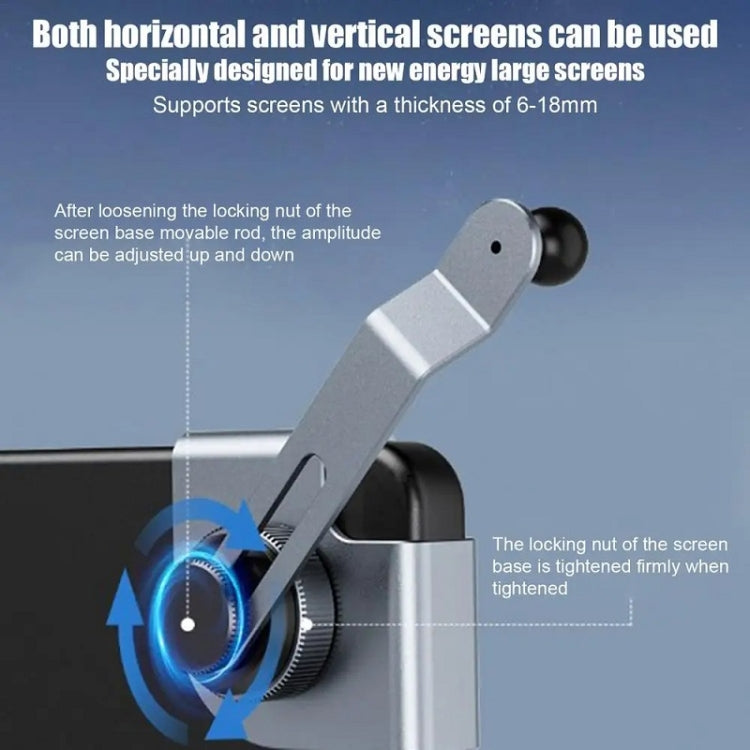 Car Screen Phone Holder Base For Tesla Model 3 And Other Models, Model: Base + Magnetic Stand - free shipping - PMC TechLife - Order now!