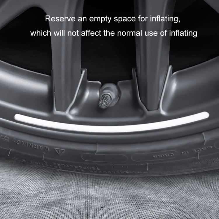 For 2024 Tesla Model 3 Half Hemming Luminous Hubcaps(4pcs/ Set) - Wheels Tires & Parts by PMC TechLife | Online Shopping South Africa | PMC TechLife | Buy Now Pay Later Mobicred