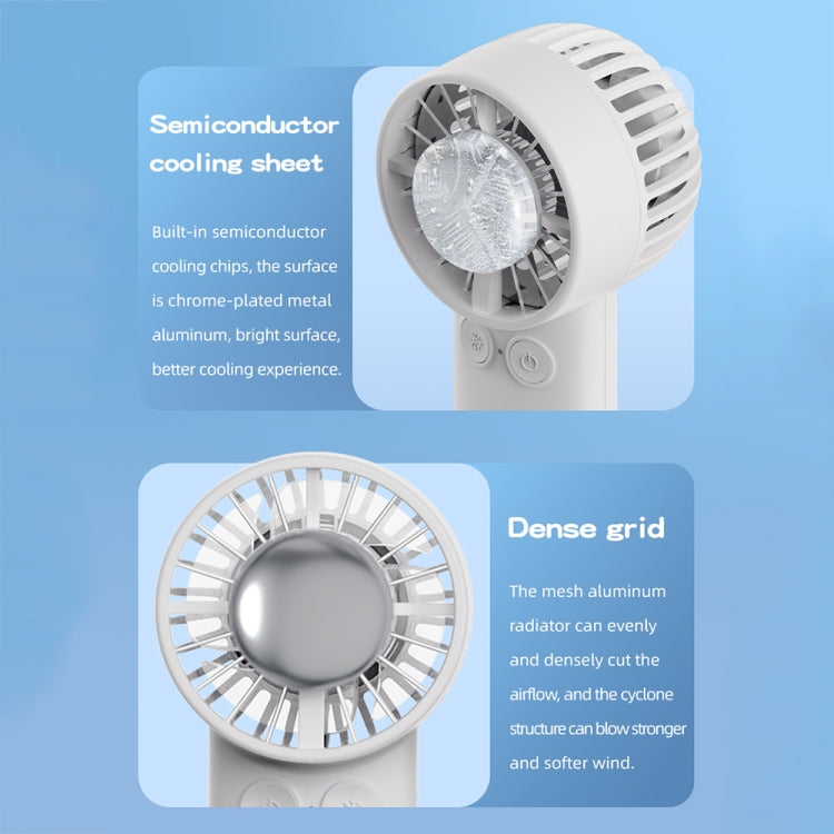 Outdoor Handheld Ice Air Conditioning Fan Astronaut Night Light Semiconductor Cooling Fan(White) - Electric Fans by PMC TechLife | Online Shopping South Africa | PMC TechLife | Buy Now Pay Later Mobicred