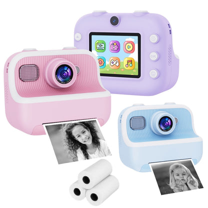 M8 2.4-Inch 1080P HD 2400W Pixel Dual-Camera Children Thermal Printing Camera, Color: Purple+32GB - Children Cameras by PMC Jewellery | Online Shopping South Africa | PMC Jewellery | Buy Now Pay Later Mobicred