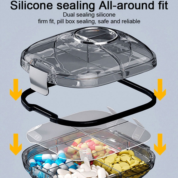 Multi-functional Portable Mini Pill Dispenser Organizer(Transparent Green) - free shipping - PMC TechLife - Order now!