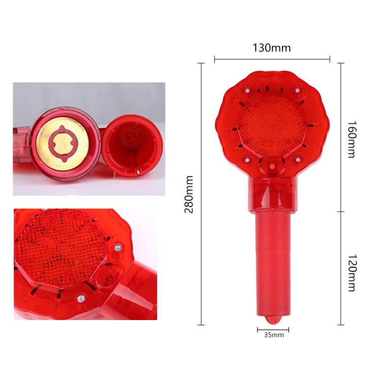 Traffic Warning Plum Blossom Light Handheld Construction Roadblock Light - Warning Lights by PMC TechLife | Online Shopping South Africa | PMC TechLife | Buy Now Pay Later Mobicred