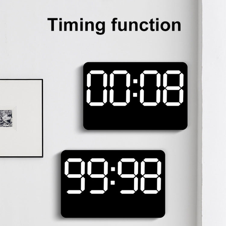 Multifunctional LED Digital Display Electronic Wall Clock Living Room Silent Alarm Clock, Color: Colorful - Wall Clock by PMc TechLife | Online Shopping South Africa | PMc TechLife | Buy Now Pay Later Mobicred