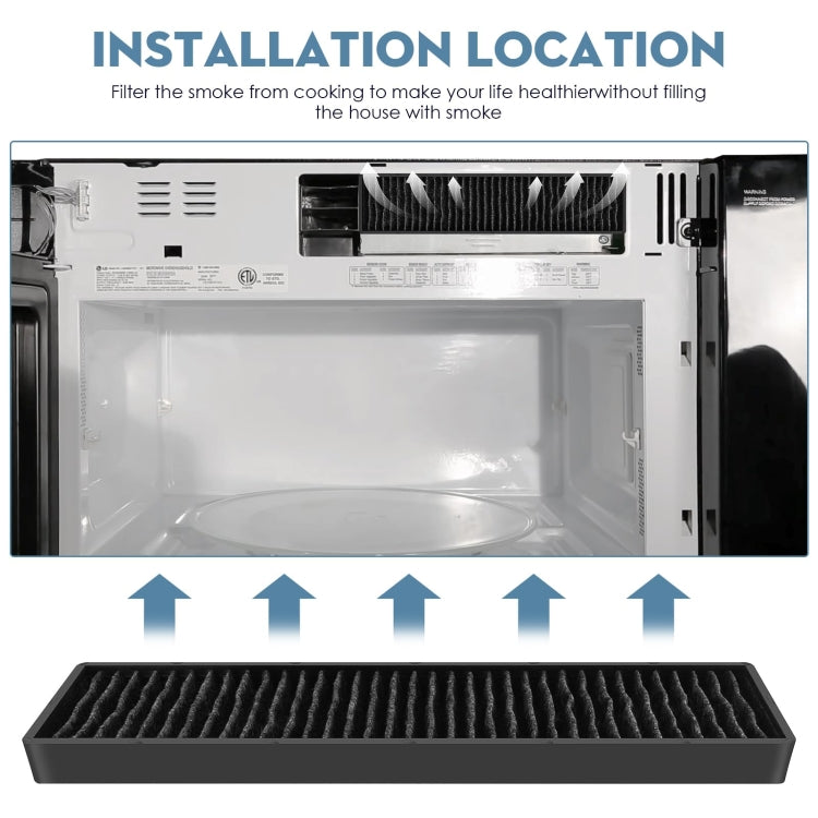 For LG Microwave 5230W1A003A Charcoal Filter Replacement - Kitchen Machine Accessories & Parts by PMC TechLife | Online Shopping South Africa | PMC TechLife | Buy Now Pay Later Mobicred