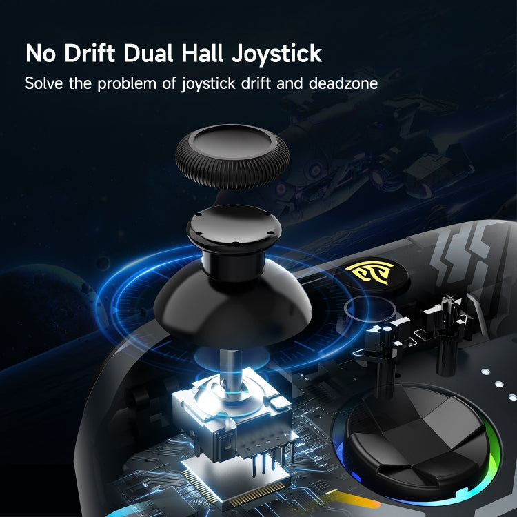 EasySMX X15 Hall Joystick Trigger RGB Wireless Gamepad(Starry Sky) - Gamepads by EasySMX | Online Shopping South Africa | PMC Jewellery | Buy Now Pay Later Mobicred