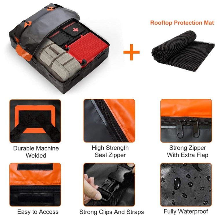 21 Inch Waterproof Car Roof Storage Luggage Bag - Roof Racks by PMC TechLife | Online Shopping South Africa | PMC TechLife | Buy Now Pay Later Mobicred