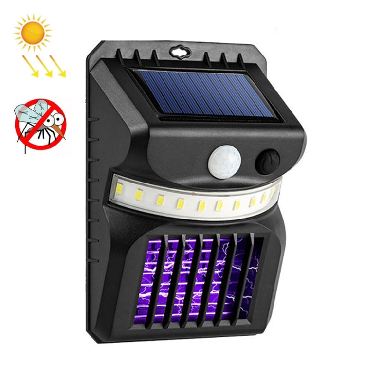 E-SMARTER W792 LED Solar Wall Light With Purple Light Mosquito Control Function Human Intelligent Sensor Outdoor Garden Lamp, Specification: White Light - Solar Lights by E-SMARTER | Online Shopping South Africa | PMC Jewellery | Buy Now Pay Later Mobicred