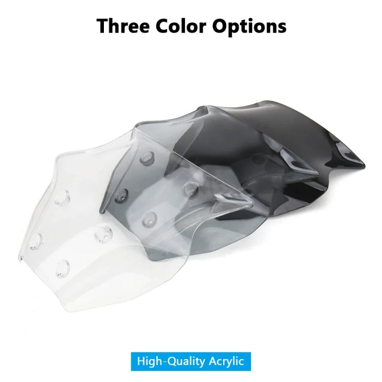 For Yamaha MT-09 SP 2024- Front Windshield(Transparent Gray) - Ornamental Parts by PMC TechLife | Online Shopping South Africa | PMC TechLife | Buy Now Pay Later Mobicred