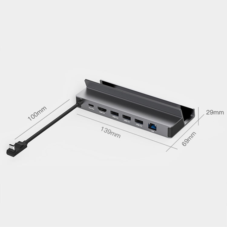 6-in-1 For Steam Deck/ROG Blueendless DS601 Type-C Game Console Base HUB Docking Station - Other Accessories by Blueendless | Online Shopping South Africa | PMC Jewellery | Buy Now Pay Later Mobicred