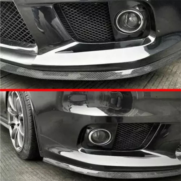 SAMURAI 2.5m Carbon Fiber Car Front Lip Anti-Collision Bumper Modification Strip Supplies, Color: Blue - Anti Collision Sticker by SAMURAI | Online Shopping South Africa | PMC Jewellery | Buy Now Pay Later Mobicred